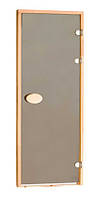 Двері для сауни стандартні, бронза 80х200 см