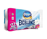 Туалетная бумага 3-слойная Ooops! Excellence Lotion 8шт 150 отрывов