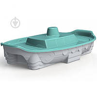 Детская пластиковая песочница бассейн в форме кораблика DOLONI (03355/4) Б2749-6