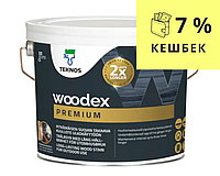 Лазурь-лак антисептический TEKNOS WOODEX PREMIUM для древесины 2,7л