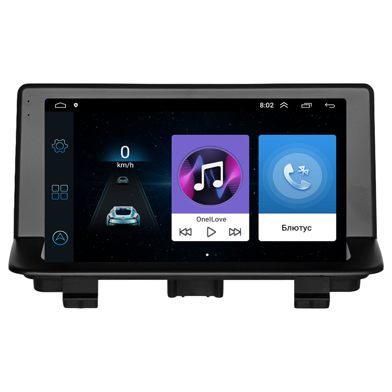 Штатна магнітола Lesko для Audi RS Q3 I (8U) 2013-2015 екран 9" 1/16Gb Wi-Fi GPS Base Аудіо