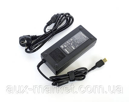 Блок живлення для ноутбука Lenovo 20V 6.75A (Square) 135W + мережевий кабель, фото 1