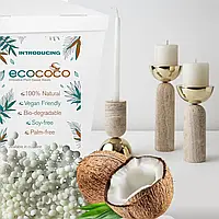 Топовий віск для свічок у формах Kerax EcoCoco, кокосовий, легкий у роботі. 500 г