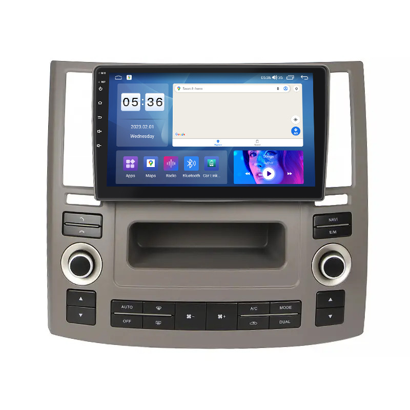 Штатна магнітола 9" Lesko Infiniti FX I (S50) 2006-2009 4/64 CP+4G IPS Prime охолодження Інфініті 2 шт.