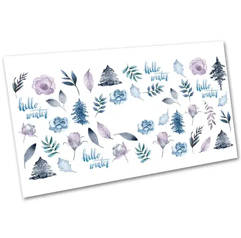 Слайдер-дизайн EasyNails Зима w5334, фото 1