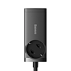 Мережевий фільтр Baseus GaN3 Pro Desktop Powerstrip 65W (2xType-C + 2xUSB + AC(EU)), фото 2