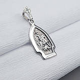 Срібний кулон Георгій Змієборець, фото 2
