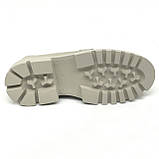 Жіночі шкіряні лофери бежевого кольору MIDA 210969(14) розмір 36, фото 9