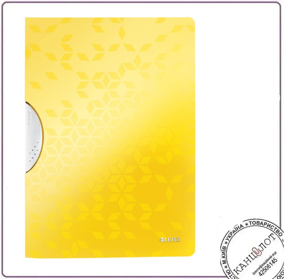 Папка з кліпом LEITZ WOW COLORCLIP, A4 PP, зелений (4185-00-16), фото 1