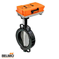 Затвор Баттерфляй Belimo D6200W ДУ 200 с электроприводом PRCA-S2-T