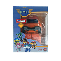 Игрушечный трансформер Робокар Поли 83168 робот+машинка (Оранжевый)