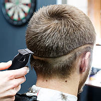 Професійний тример для стрижки та окантовки Surker Сordless Matte Black (HT-628), фото 3