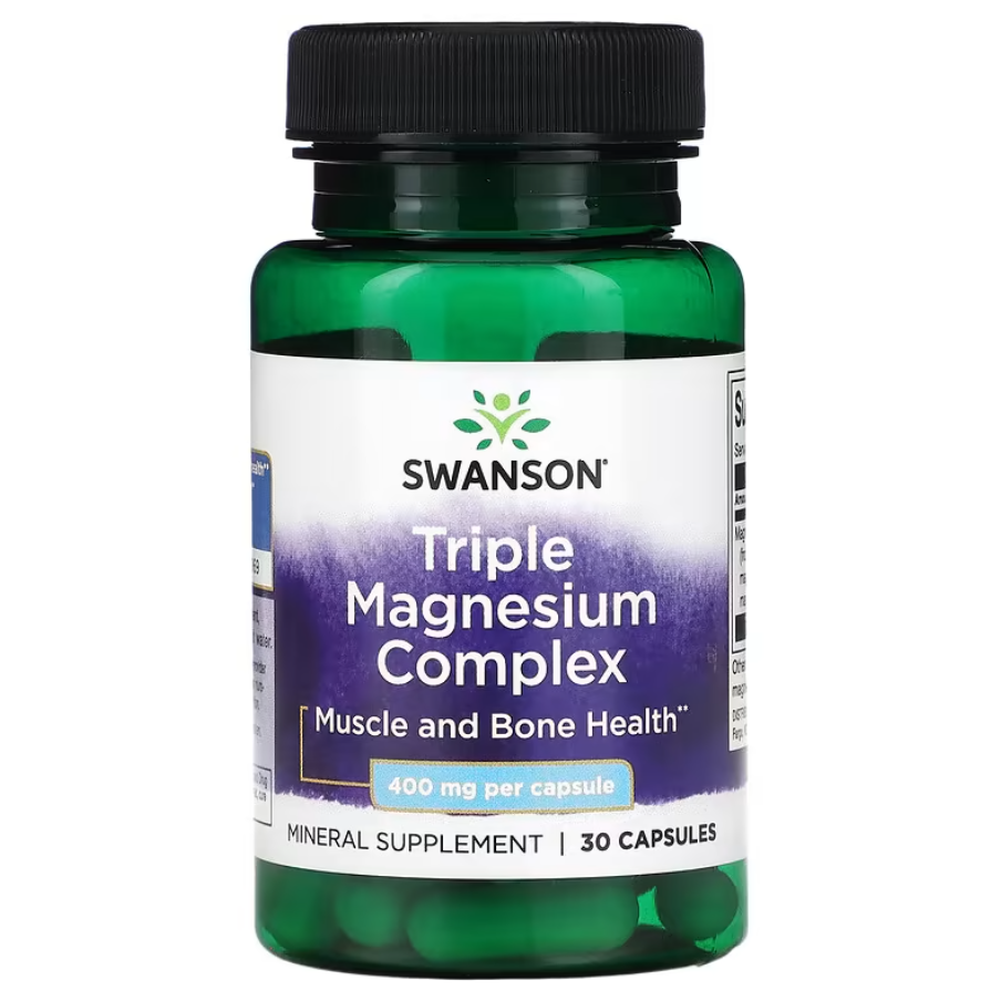 Triple Magnesium Complex 400 мг Swanson 30 капсул