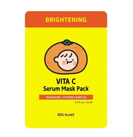 Живильна маска для обличчя з вітаміном С EggPlanet, 22 мл (099998), фото 1