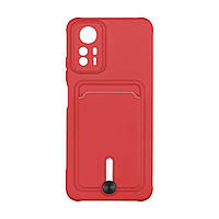 Чехол для Xiaomi Redmi Note 12S TPU Colorfull Pocket Card Цвет 14 Red