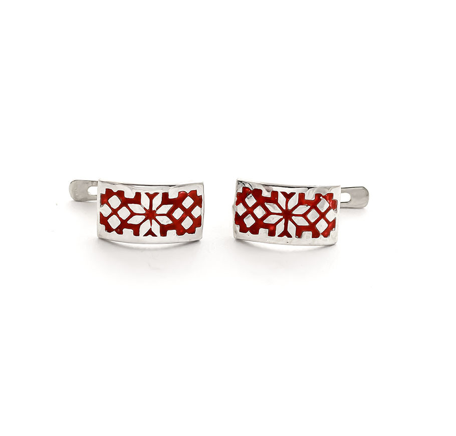 Сережки з емаллю, фото 1