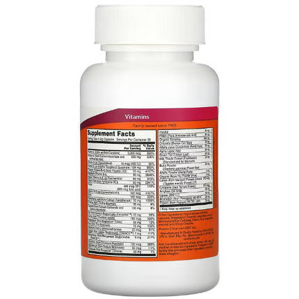 Мультивітаміни NOW Foods Special Two 120 Veg Caps, фото 3
