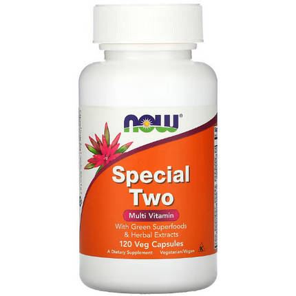 Мультивітаміни NOW Foods Special Two 120 Veg Caps, фото 1
