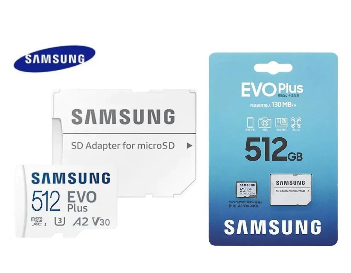 Картка пам'яті Samsung EVO Plus 512Gb (130mb/s)