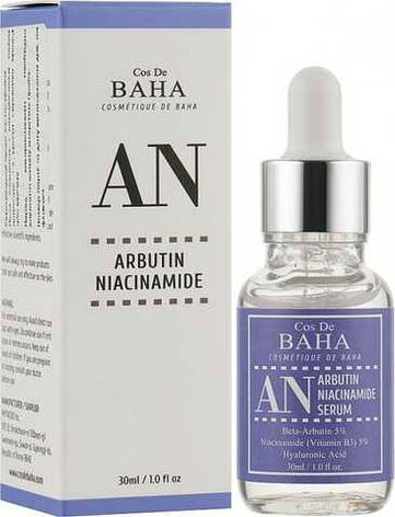 Сироватка проти пігментаціі CosDeBaha Arbutin 5% + Niacinamide 5% Serum 1oz 30ml (318324), фото 1