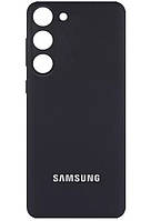 Чехол-бампер Silicone cover с микрофиброй для Samsung Galaxy S23 (SM-G911B)