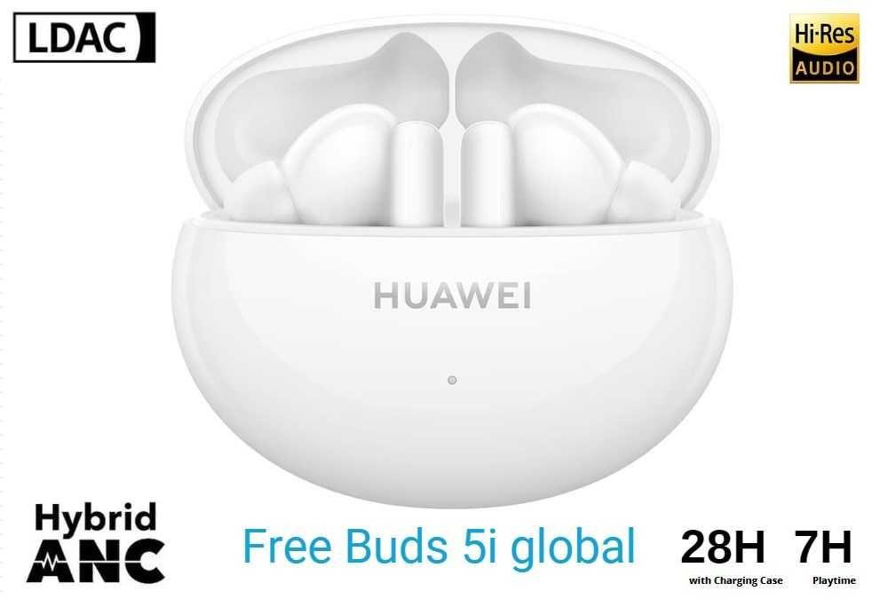 Huawei FreeBuds 5i Global - наушники с BT5.2/Hi-Res/LDAC/ANC 42dB - фото 5 - id-p2119175464