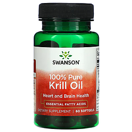 100% Pure Krill Oil Swanson 60 капсул