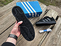 Чоловічі кросівки Adidas Campus 00s Core Black чорні, фото 6