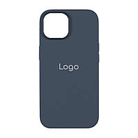 Чехол для iPhone 15 Plus Silicone Case with MagSafe Цвет 03 Storm Blue