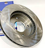 Гальмівний диск передній Nissan Almera Classic (Нісан Альмера Класик) 1.6 (B10) SANGSIN (Hi-Q), Корея, SD3027, фото 4