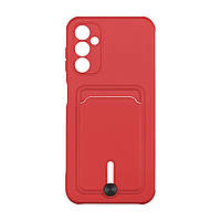Чехол TPU Colorfull Pocket Card для Samsung Galaxy A14 4G/5G Цвет 14.Red