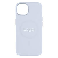 Чехол Original Silicone Case+MagSafe+SplashScreen для iPhone 12/12 Pro Цвет 14, Cloud Blue