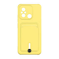 Чехол для Xiaomi Redmi 12C TPU Colorfull Pocket Card Цвет 04 Yellow