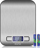 Цифрові кухонні ваги Eono з нержавіючої сталі преміум-класу (5 кг)