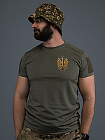Тактическая футболка CoolMax МОРСЬКА ПІХОТА 2 олива M