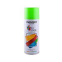Акриловая спрей-краска флуоресцентная Winso 450мл ярко-зеленый (GREEN)