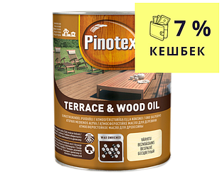 Олія антисептична PINOTEX TERRACE & WOOD OIL для деревини матова 3 л