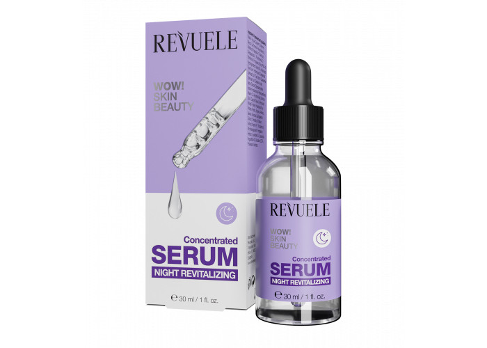 Сироватка для обличчя нічна Revuele Wow Skin Beauty
