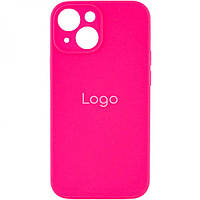 Чехол для iPhone 13 Silicone Case Full Camera with Frame Цвет 38 Shiny pink