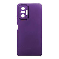 Чехол для Xiaomi Redmi Note 10 Pro и 10 Pro Max Silicone Cover Full Camera A Цвет 34 Purple