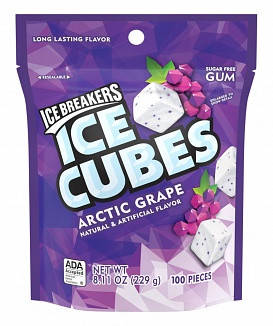 Ice Breakers Ice Cubes Arctic Grape 229g, фото 1