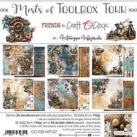 MISTS OF TOOLBOX TOWN - НАБІР ПАПЕРУ 20,3Х20,3СМ craft o'clock