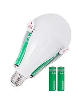 Аккумуляторная светодиодная заряжаемая LED лампа 20 W E27 автономная аварийная