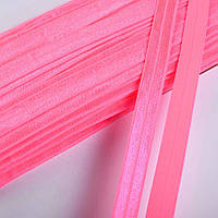 Косая бейка стрейч 15 мм розовая неон (51707.029)