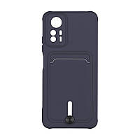 Чехол для Xiaomi Redmi Note 12S TPU Colorfull Pocket Card Цвет 08 Dark blue