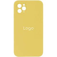 Чехол для iPhone 11 Pro Max Original Full Size with frame Square Цвет 04 Yellow