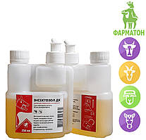 Інсектозол ДК 250мл для дійних корів та кіз ( мухи, гедзь, кліщі, воші, волосоїди, гнуси)