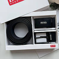 Ремінь Чоловічий Із Двома Пряжками Hugo Boss Sellia