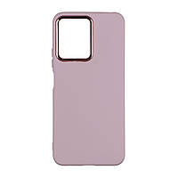 Чехол для Xiaomi Redmi Note 12 Pro Plus 5G Silicone Cover Metal frame AA Цвет 19 Pink sand