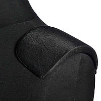 Плечевые накладки поролон обшитые трикотажем 15х108х170 черные (54206.002)